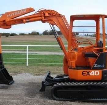 Hitachi Zaxis 30 35 40 45 Excavator Service Repair Workshop Manual DOWNLOAD