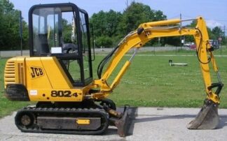 JCB 802 802.4 802 super Mini Excavator Service Repair Workshop Manual DOWNLOAD