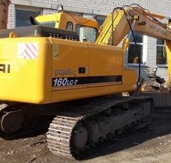 Hyundai R160LC-7 Crawler Excavator Service Repair Workshop Manual DOWNLOAD