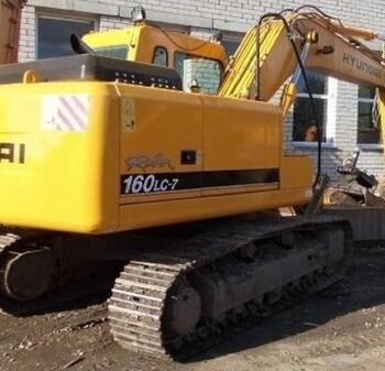 Hyundai R160LC-7A Crawler Excavator Service Repair Workshop Manual DOWNLOAD