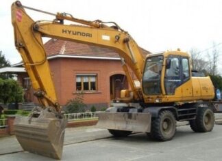 Hyundai R170W-9 Wheel Excavator Service Repair Workshop Manual DOWNLOAD