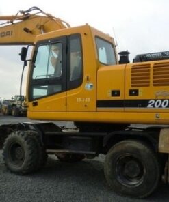 Hyundai R200W-7 Wheel Excavator Service Repair Workshop Manual DOWNLOAD