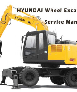 Hyundai R210W-9 Wheel Excavator Service Repair Manual