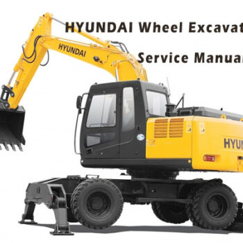 Hyundai R210W-9 Wheel Excavator Service Repair Manual