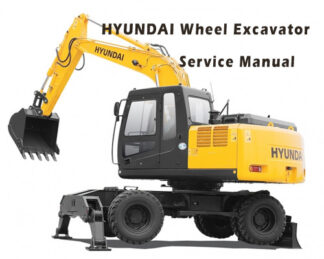 Hyundai R170W-7A Wheel Excavator Service Repair Manual