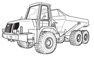 JCB Articulated Dump Truck 722 Service Repair Manual