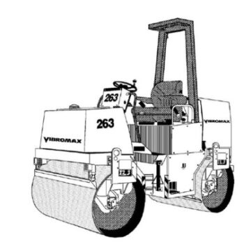 Vibromax 253 263 Tandem Roller Service Repair Manual