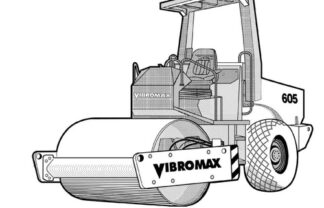 Vibromax 405 605 606 Single Drum Roller Service Manual
