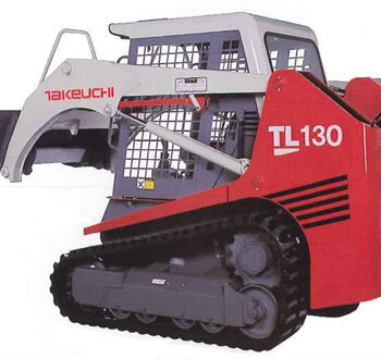 Takeuchi TL130 Crawler Loader Service Repair Workshop Manual Download (S/N: 21300004 & Above)