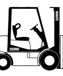 Clark SM498S CGC, CGP, CDP 20-30 Forklift Service Repair Manual Download