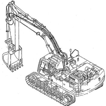 Kobelco SK100 SK120 SK120LC Hydraulic Excavator Service Repair Shop Manual Download