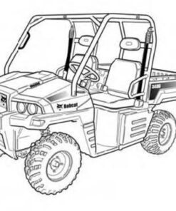 Bobcat 3400 3400XL Utility Vehicle Service Repair Manual AJNT11001