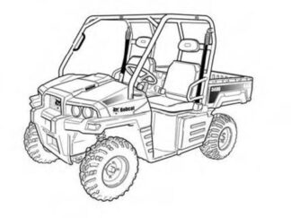 Bobcat 3400 3400XL Utility Vehicle Service Repair Manual AJNT11001