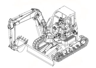 Takeuchi TB53FR Compact Excavator Parts Manual DOWNLOAD(15810005 - and up)